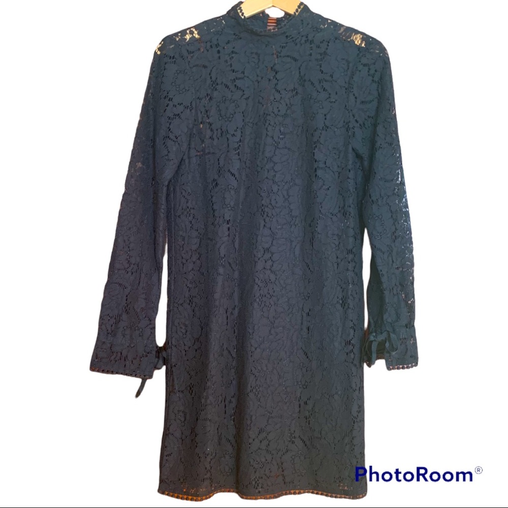 H&M lbd lace with ribbon ties 0